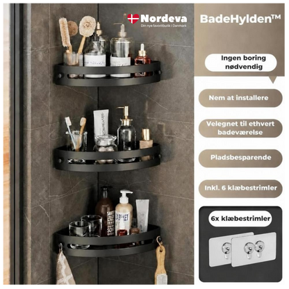 BadeHylden™ – Få orden på badeværelset på få sekunder