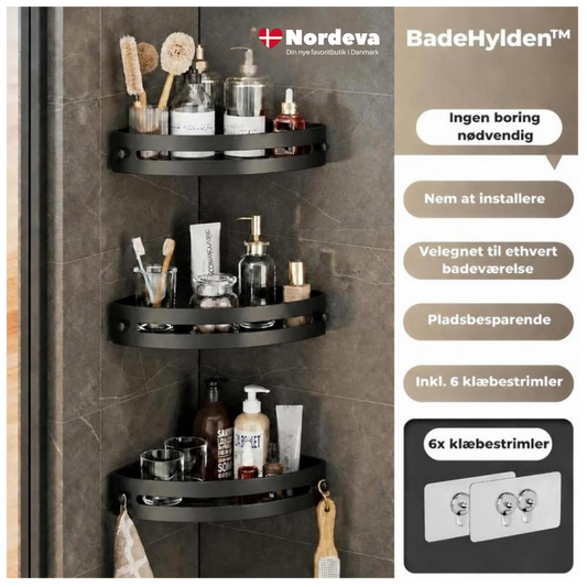 BadeHylden™ – Få orden på badeværelset på få sekunder