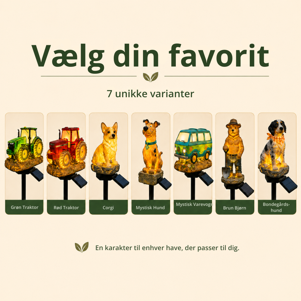 Nordisk HaveGlow™ | Den lille traktor der lyser haven op