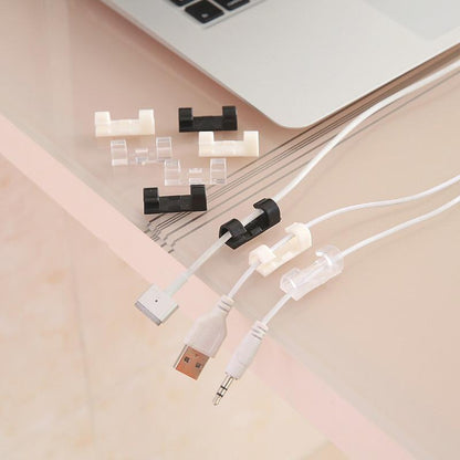 KabelKlip® WireClamps 1+1 GRATIS: Selvklæbende Nem Kabelorganisering Trådklemmer