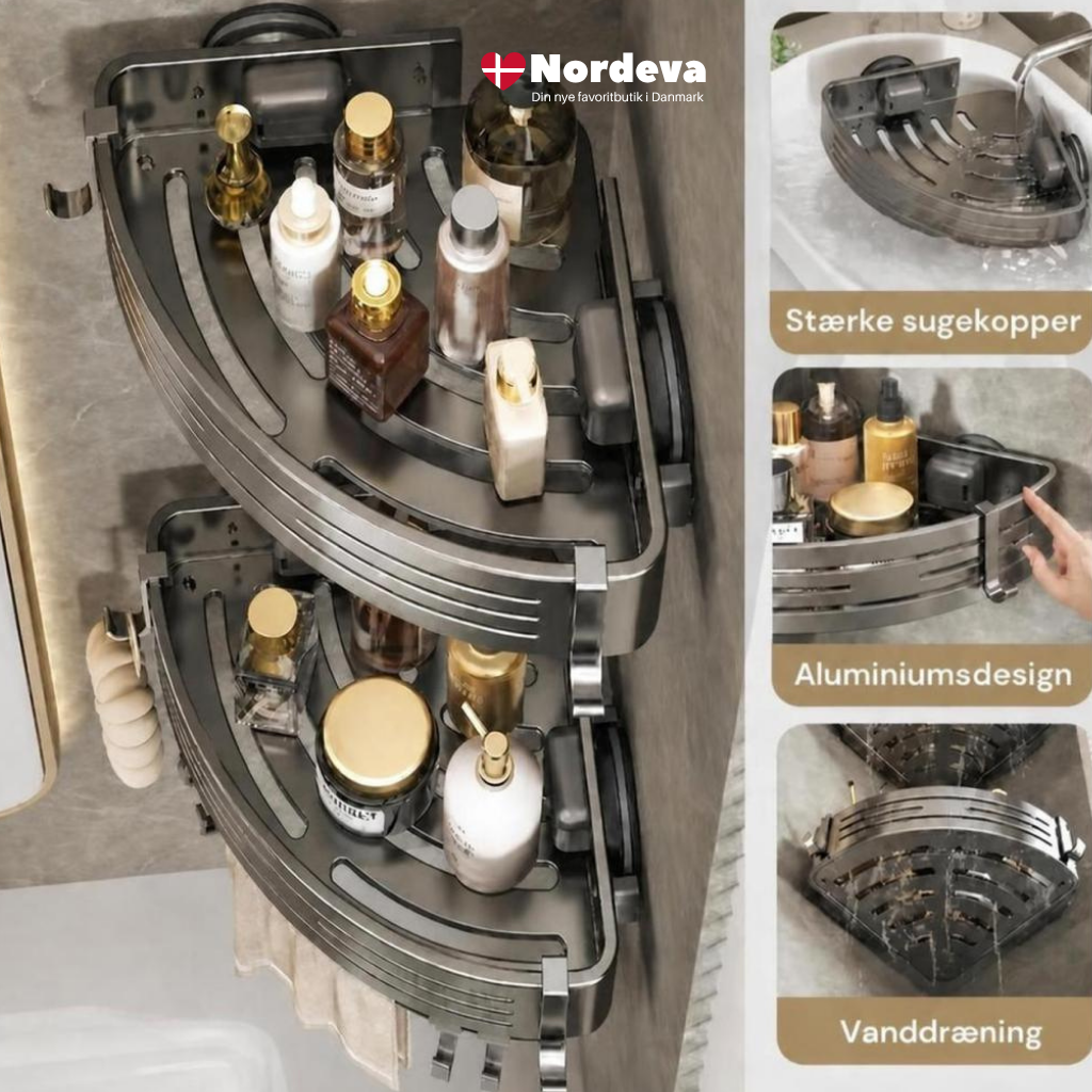 BadeHylden™ – Få orden på badeværelset på få sekunder