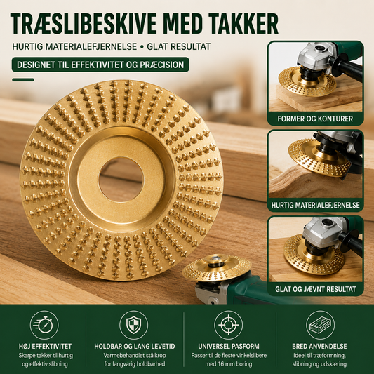 TræForge™ Pro Kit - Forvandl din vinkelsliber til et præcisionsværktøj