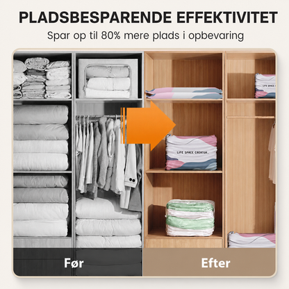 Vakuumposer – spar plads helt uden pumpe