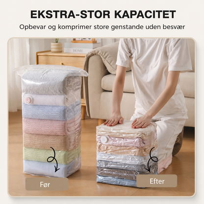 Vakuumposer – spar plads helt uden pumpe