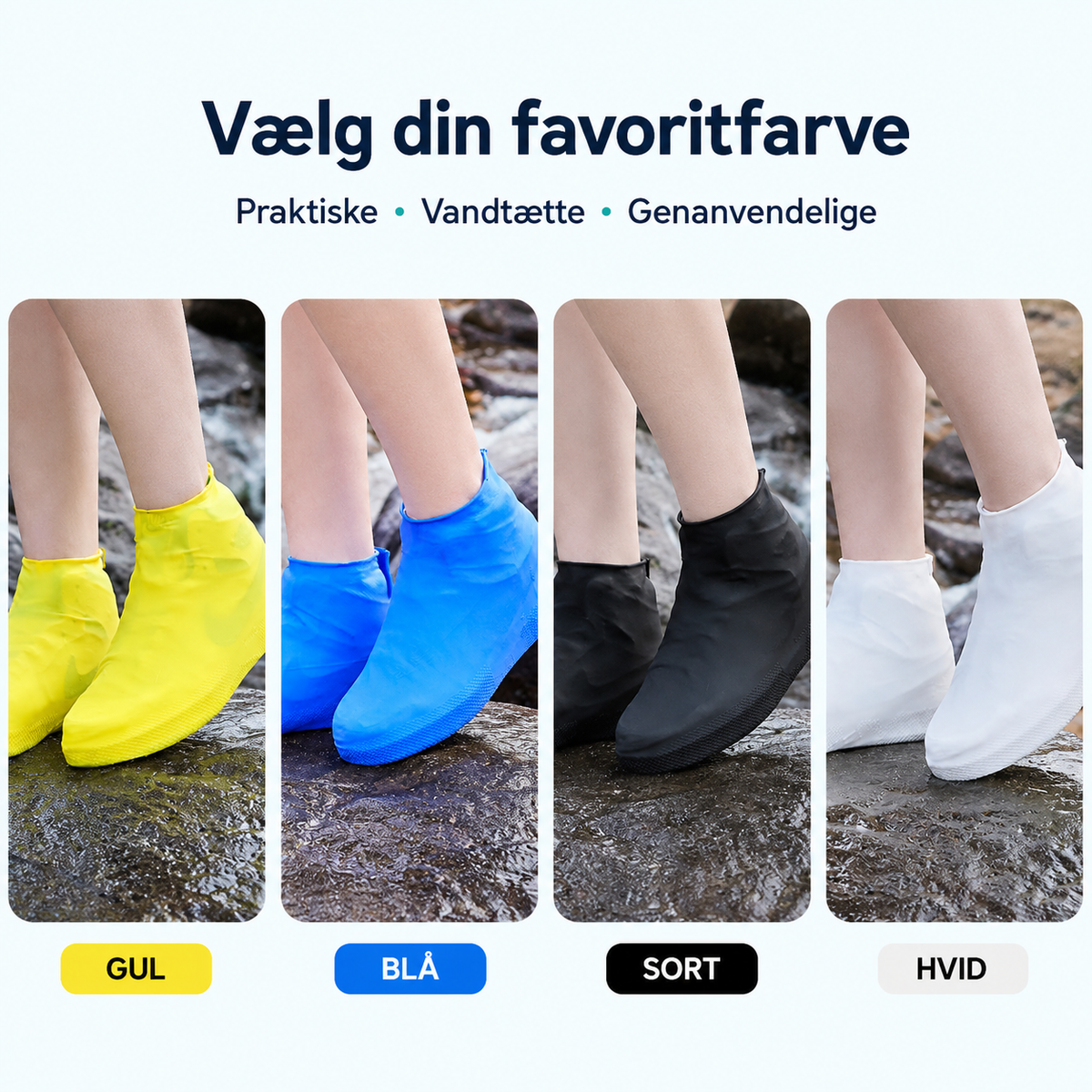 TørSko™ Vandtætte skoovertræk (Køb 1, få 1 GRATIS)