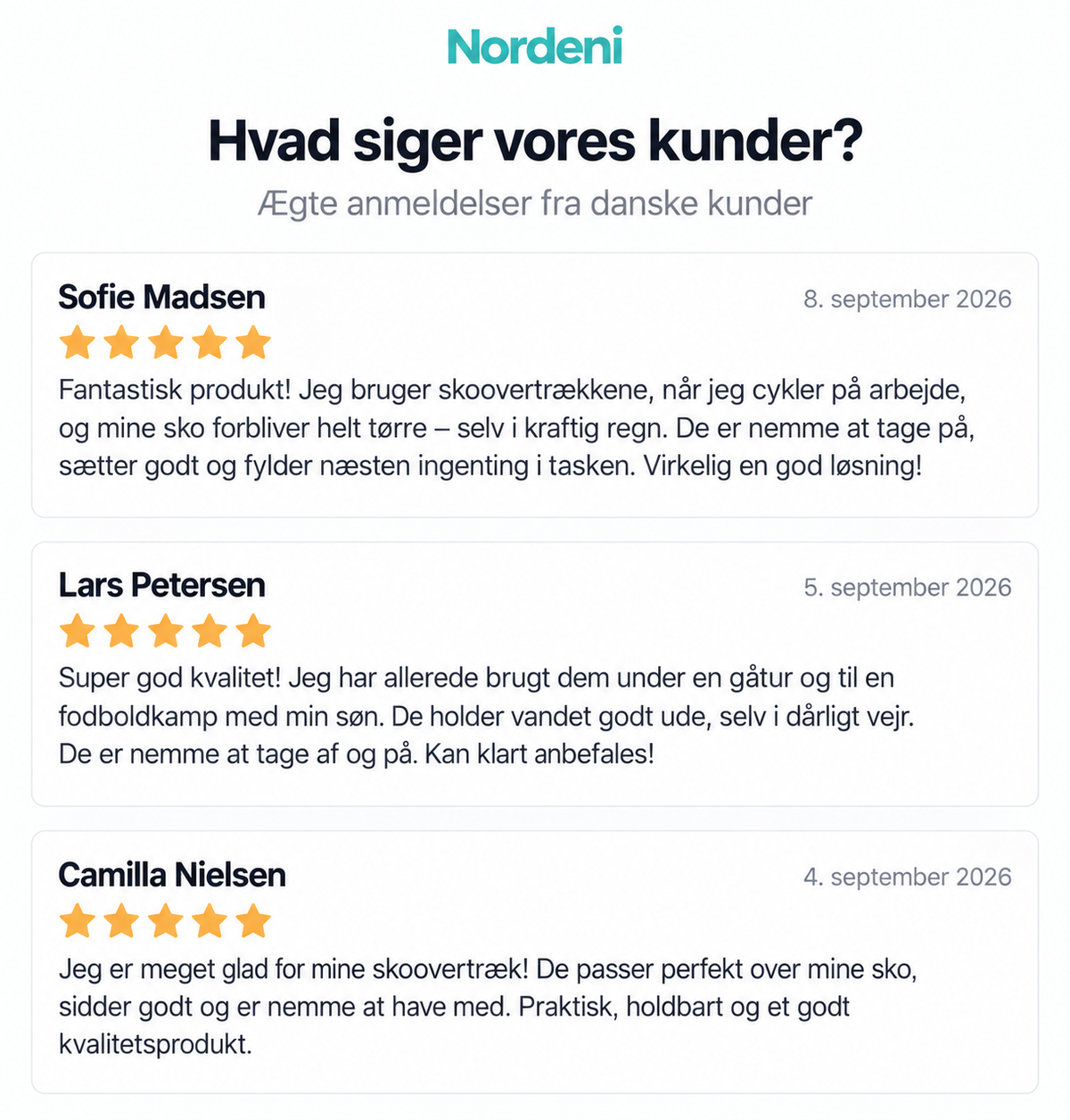 TørSko™ Vandtætte skoovertræk (Køb 1, få 1 GRATIS)