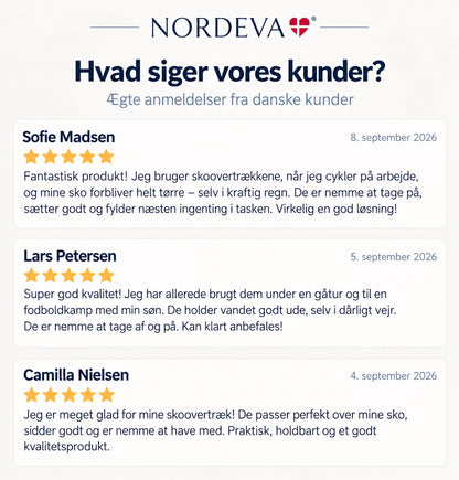 TørSko™ Vandtætte skoovertræk (Køb 1, få 1 GRATIS)