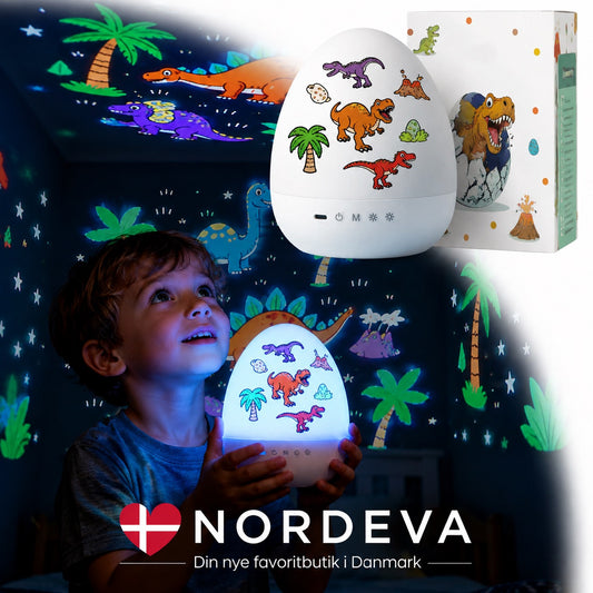 DinoDrøm™ | Gør sengetid til et magisk eventyr – helt uden skærme 🦖✨