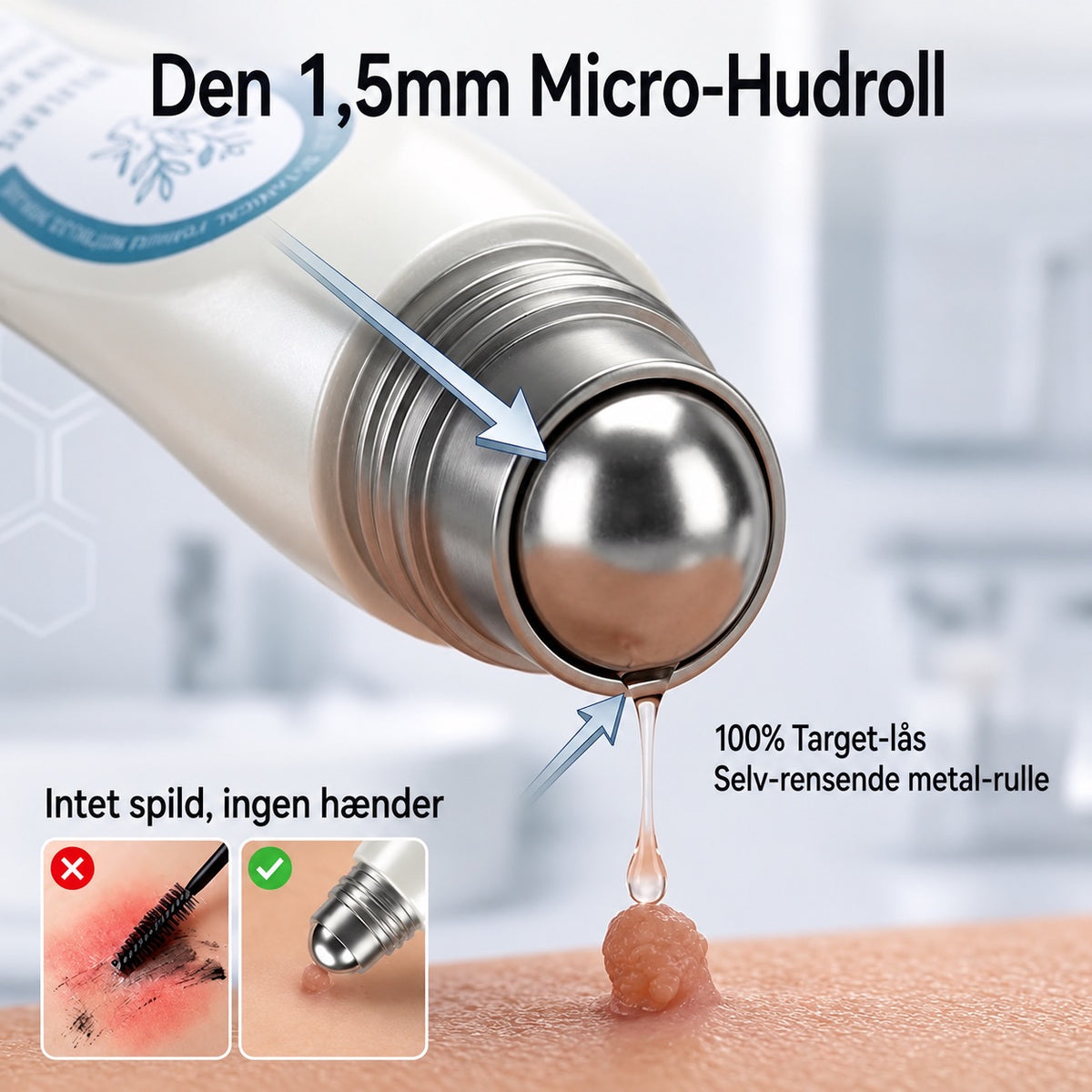 HudRoll™ Serum mod vorter og hudforandringer