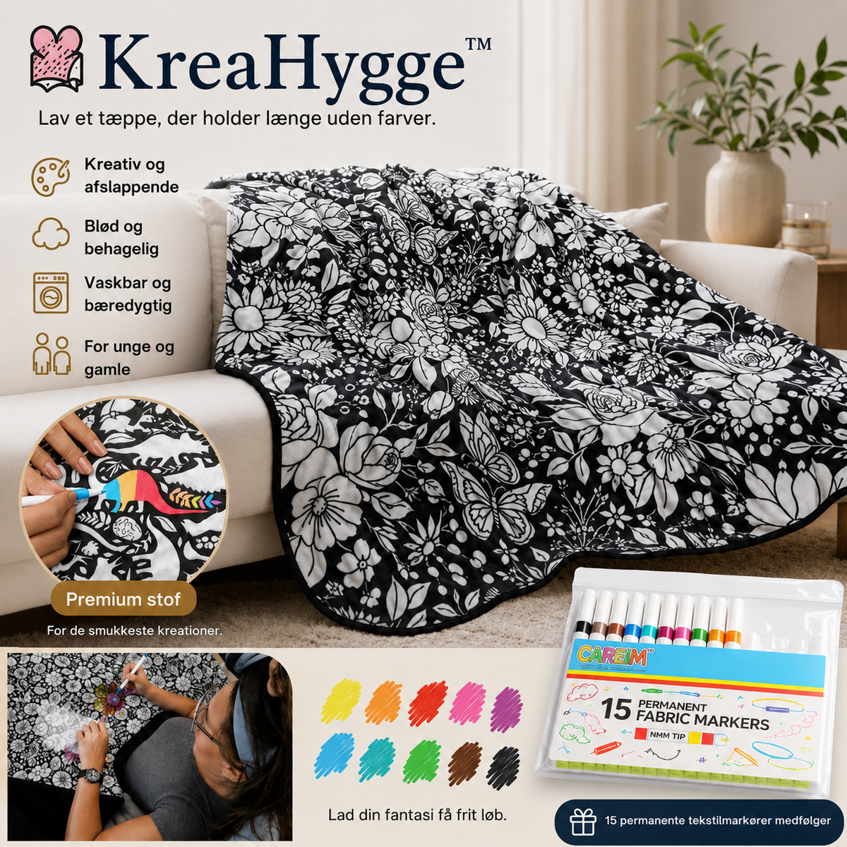 KreaHygge™| Skab hyggelige minder sammen – helt uden skærme 🧸