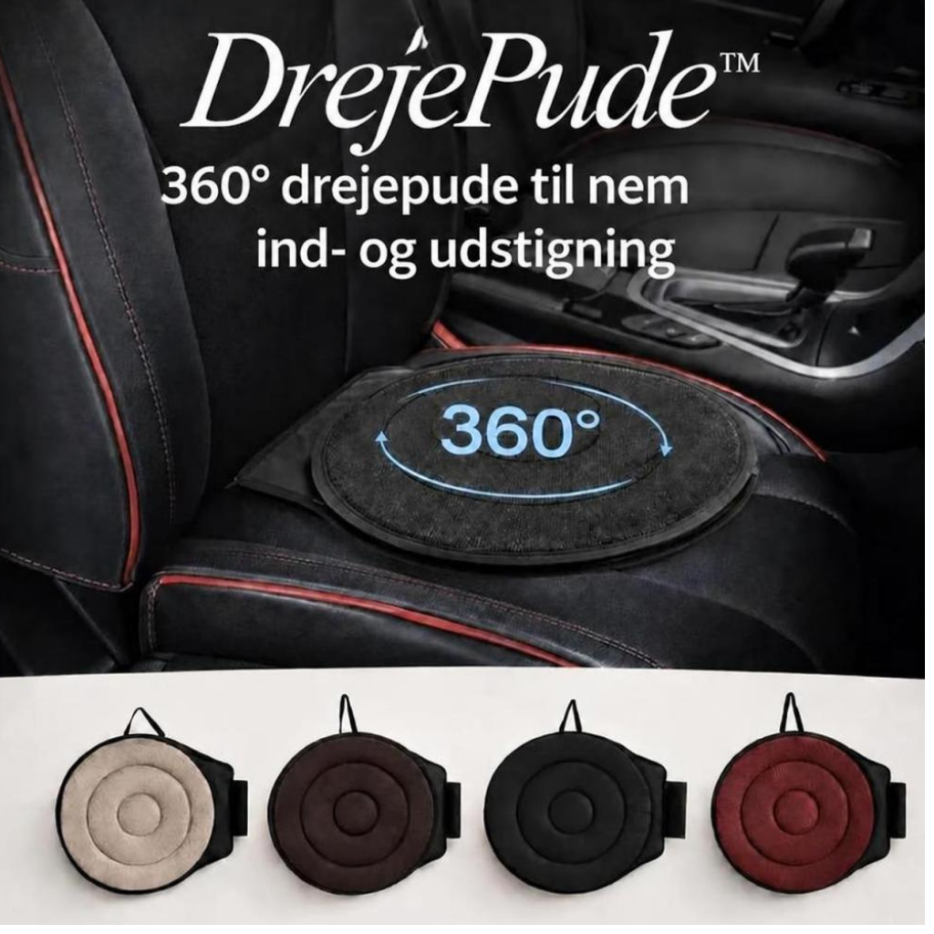 DrejePude™ – 360° Drejepude for Nem Ind- og Udgang