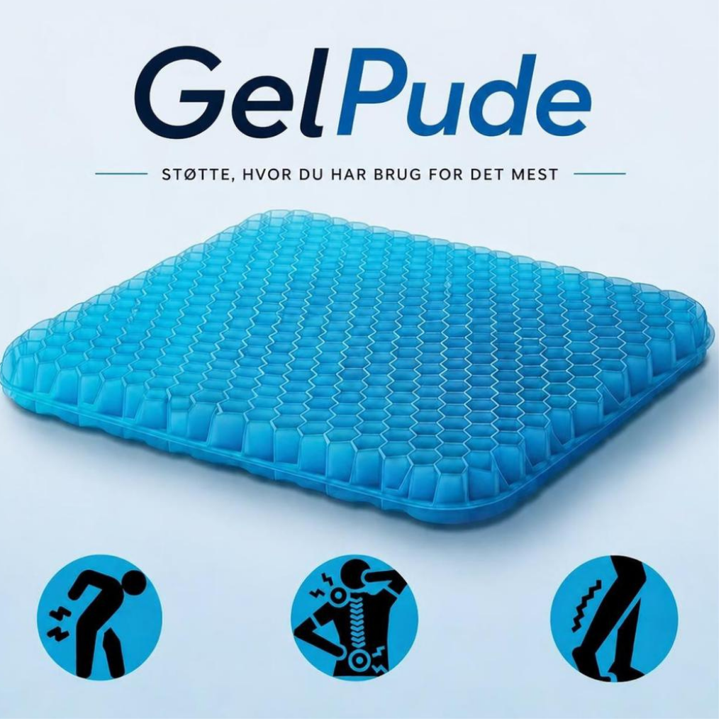 GelPude™ - Ergonomisk Sædepude