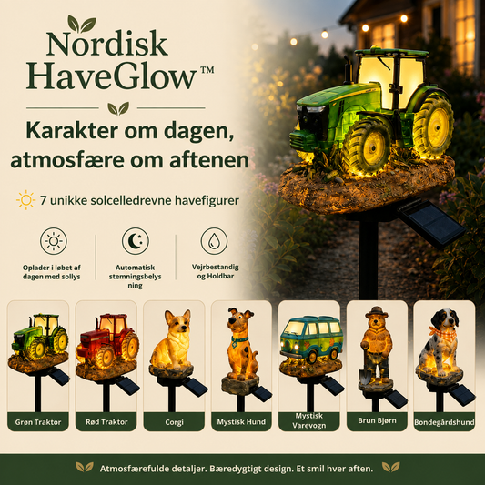 Nordisk HaveGlow™ | Den lille traktor der lyser haven op