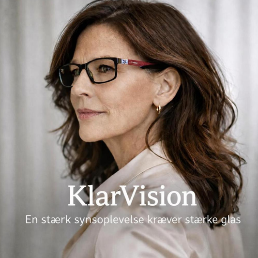 KlarVision™ - Stabile læsebriller med let stel og bifokale linser