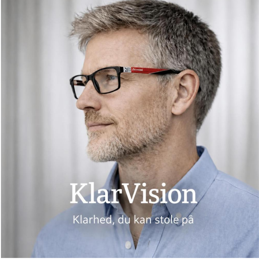 KlarVision™ - Stabile læsebriller med let stel og bifokale linser