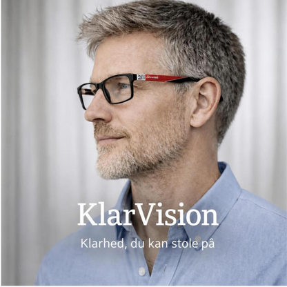 KlarVision™ - Stabile læsebriller med let stel og bifokale linser