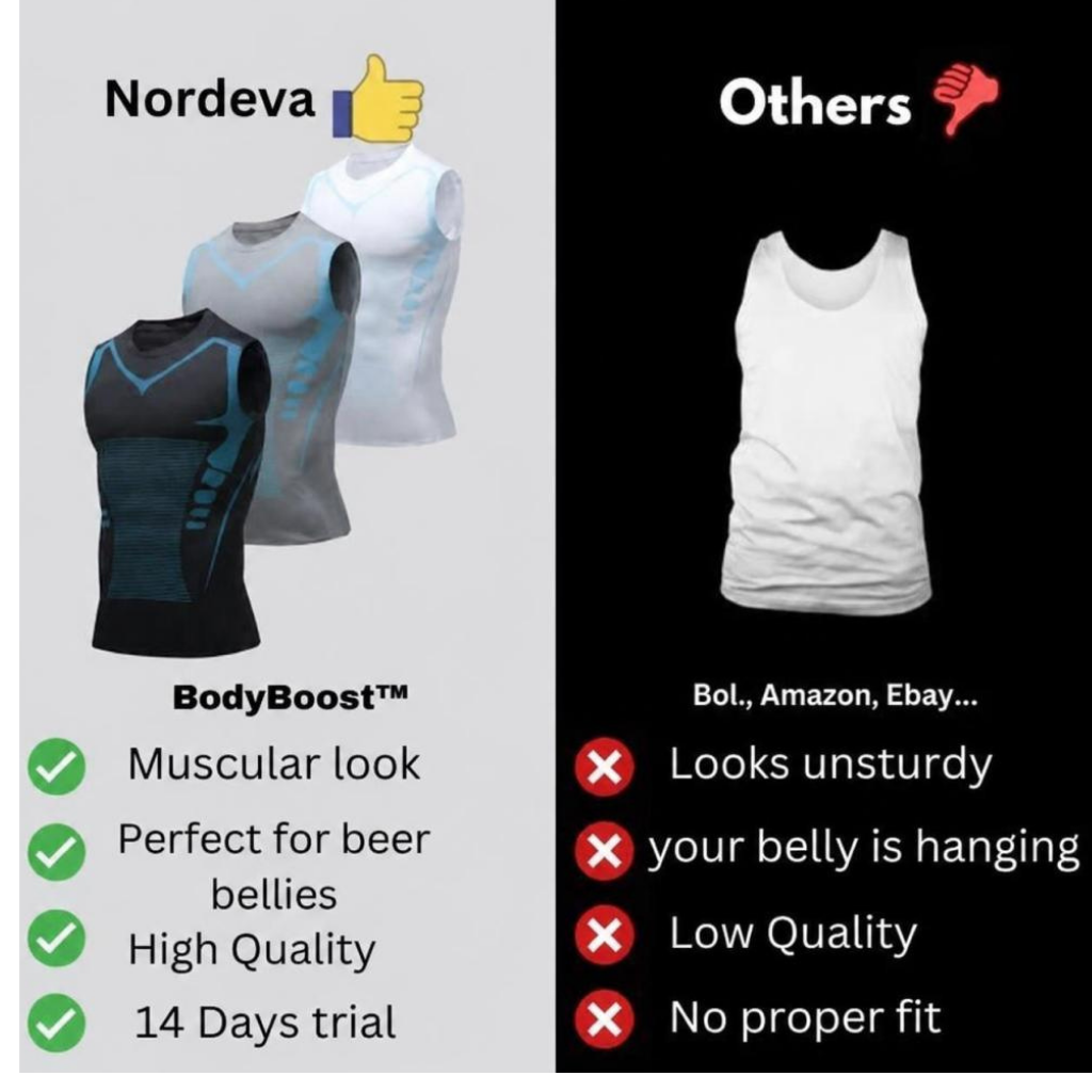 Sculpt™ BodyBoost 1+1 GRATIS: Mænd Krop Shapewear