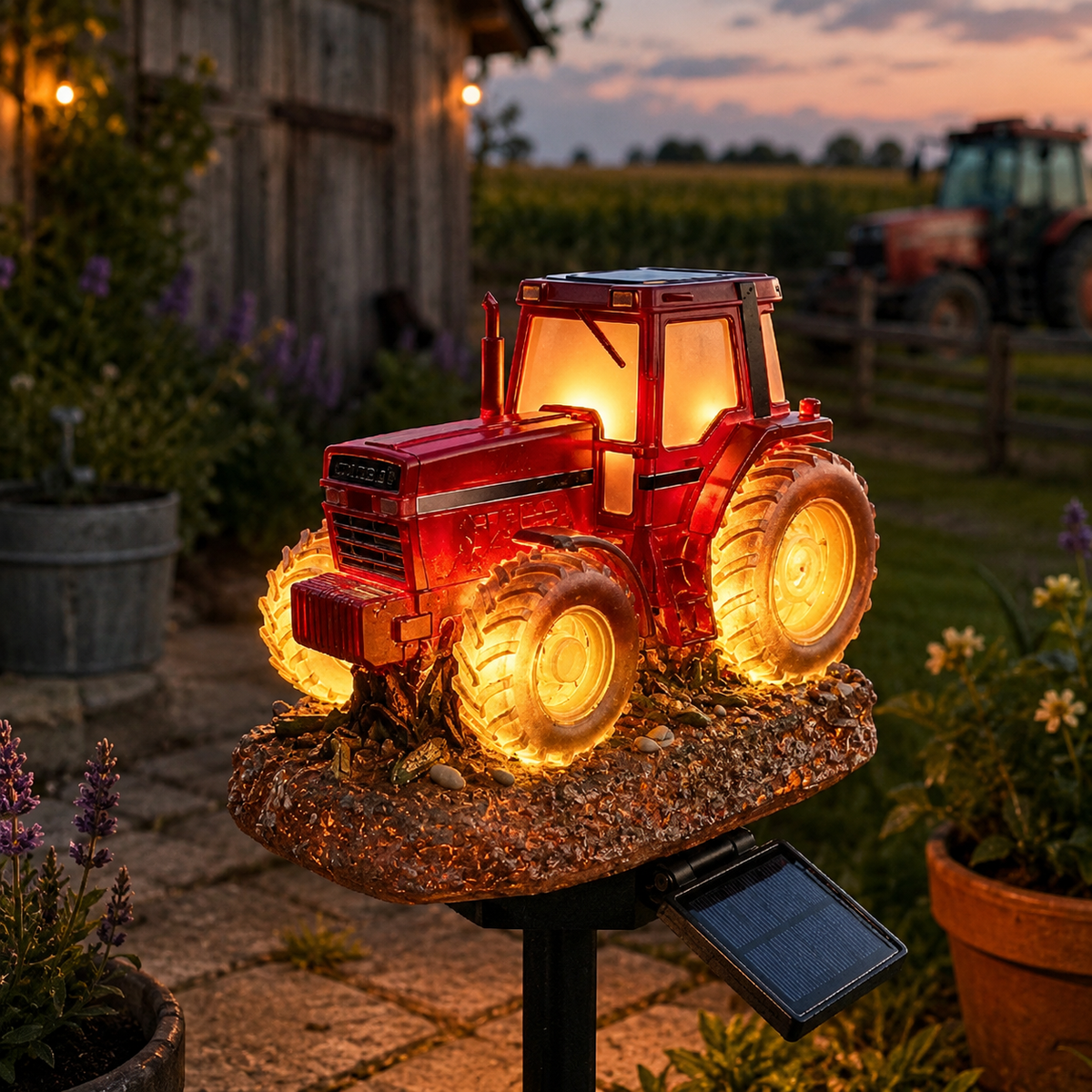 Nordisk HaveGlow™ | Den lille traktor der lyser haven op