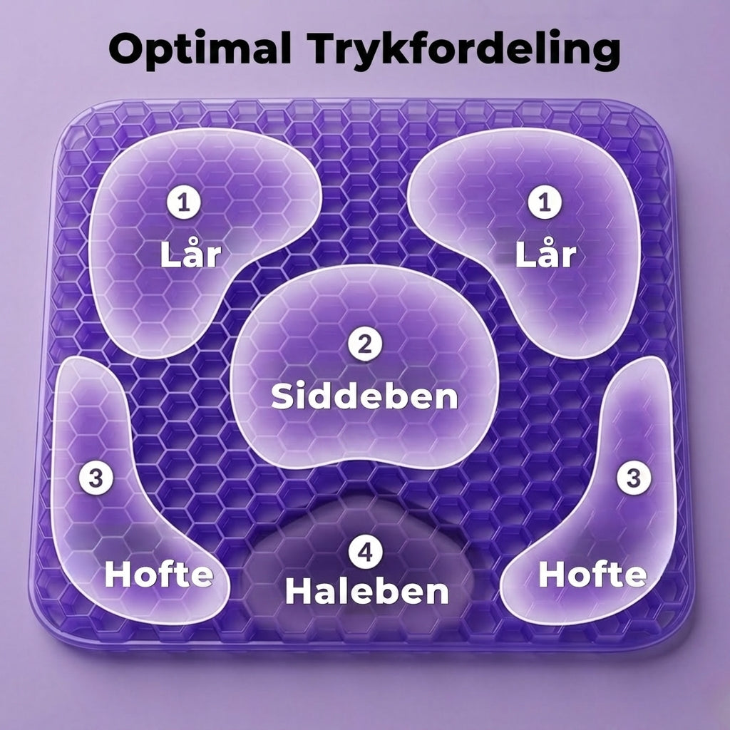 GelPude™ - Ergonomisk Sædepude